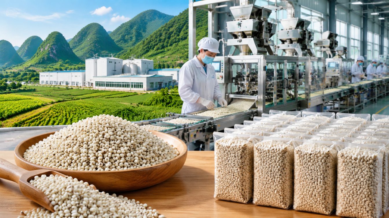 惠水县为薏仁米采购提供产地直供
